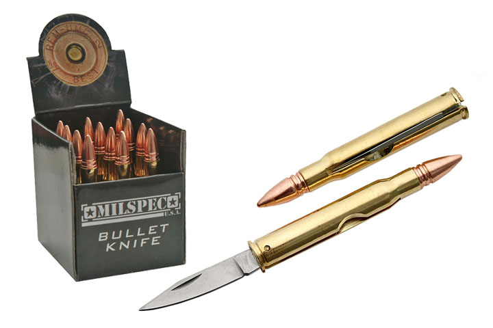 Необычные ножи под патрон Bullet Knife 30-06