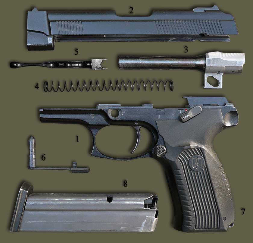 Пистолет Ярыгина (Грач / ПЯ)- технические характеристики, фото, ттх